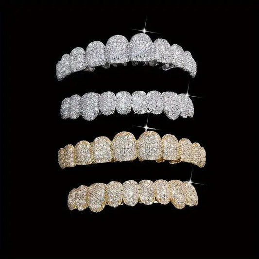 Ten Teeth Iced-Out Grillz