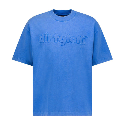 Embossed Classic Tee Coral Blue