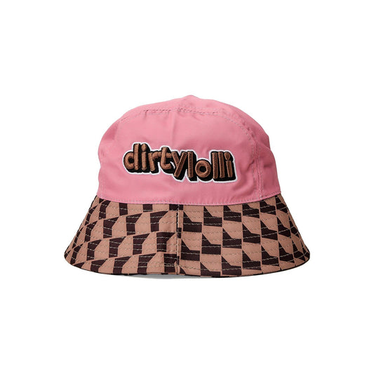 Pink Waffle Bucket Hat