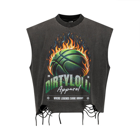 Legends Sleeveless Cropped Tee