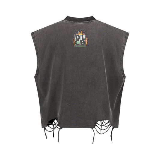 Legends Sleeveless Cropped Tee