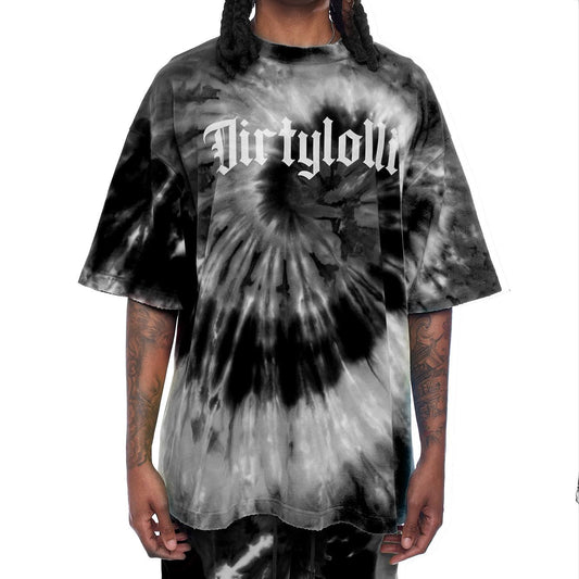 Tie Dye Black Tee