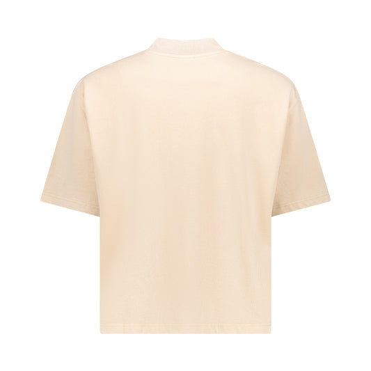 Khaki Bling Cropped Tee