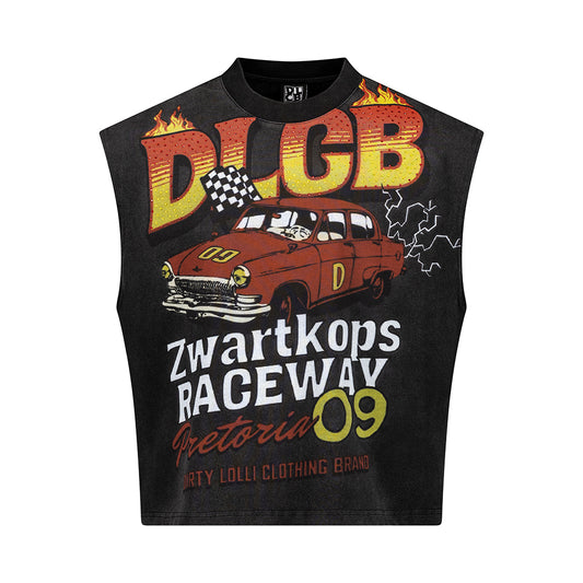Zwartkops Raceway Cropped Sleeveless Tee