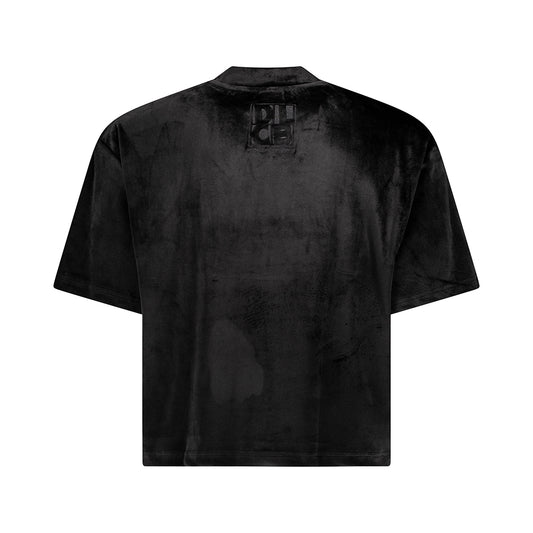 Velour Cropped Tee