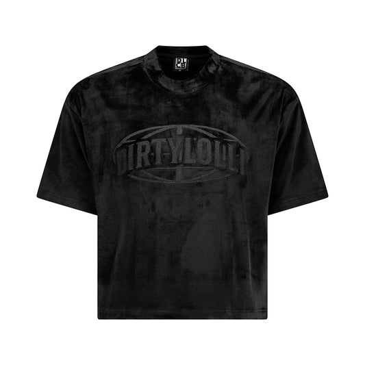 Velour Cropped Tee