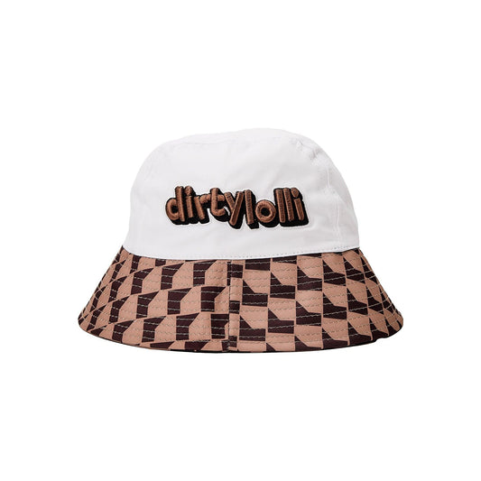 White Waffle Bucket Hat